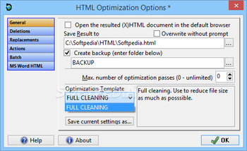 HTML Cleaner screenshot 9