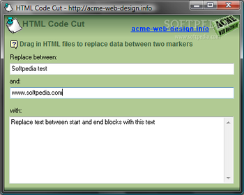 HTML-Code-Cut screenshot
