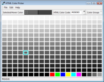 HTML Color Picker screenshot
