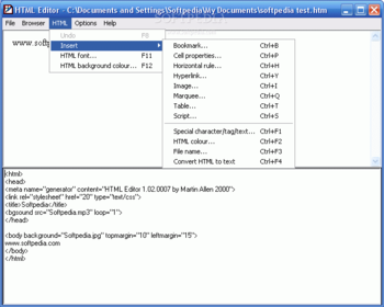 HTML Editor screenshot 3