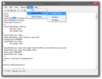 HTML Editor screenshot 3
