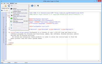 HTML editor Yugie screenshot 4