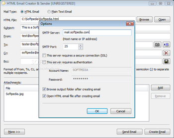 Html Email Creator & Sender screenshot 2