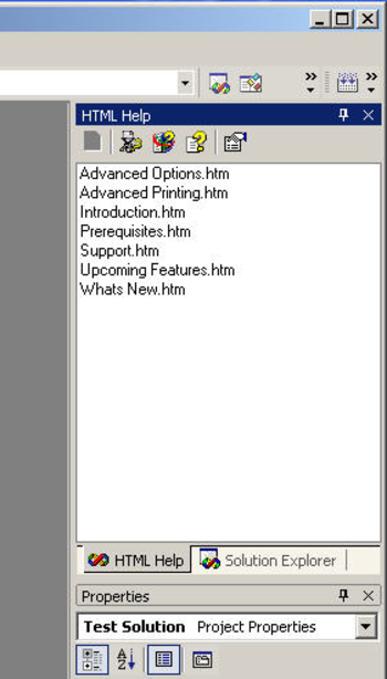 HTML Help screenshot