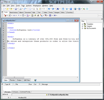 HTML-Kit screenshot