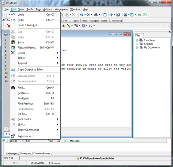 HTML-Kit screenshot 3