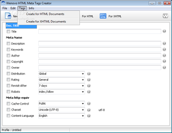 HTML Meta Tags Creator screenshot 2