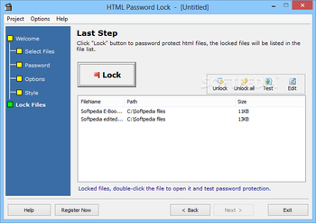 HTML Password Lock screenshot 8