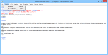 HTML Portable Editor screenshot 2