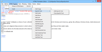 HTML Portable Editor screenshot 3