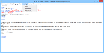 HTML Portable Editor screenshot 5