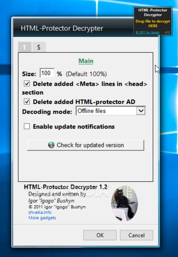 HTML-Protector Decrypter screenshot 2
