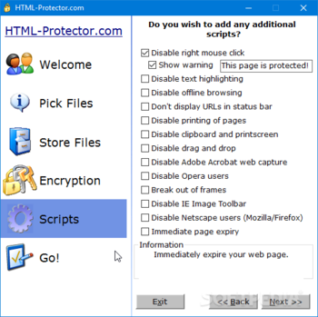 HTML-Protector screenshot 4