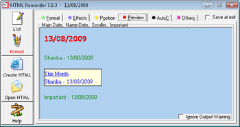 HTML Reminder screenshot 5