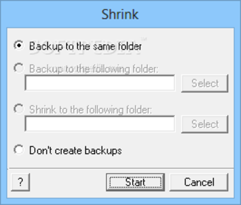 HTML Shrinker Light screenshot 2