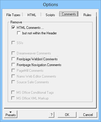 HTML Shrinker Light screenshot 8