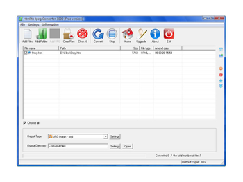 Html To Jpeg Converter 3000 screenshot