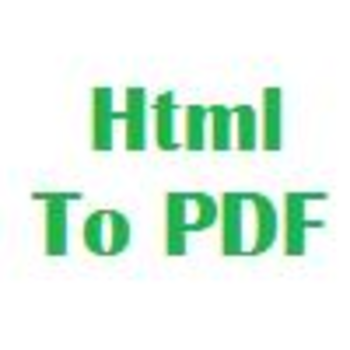 Html To PDF screenshot