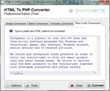 HTML To PHP Converter screenshot 4