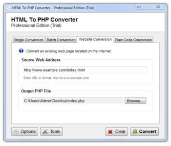 HTML To PHP Converter screenshot 3