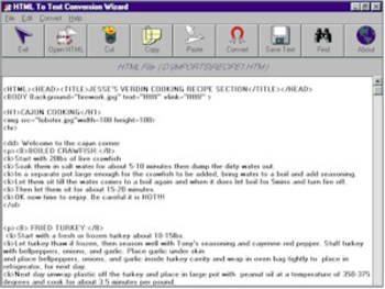 HTML To Text screenshot