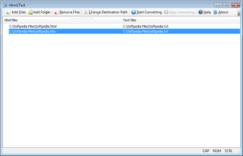 Html2Text screenshot