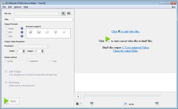HTML5 Movie Maker  screenshot