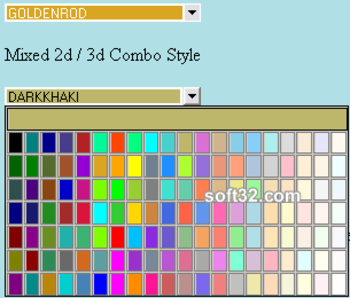 HtmlColorSelector screenshot 2