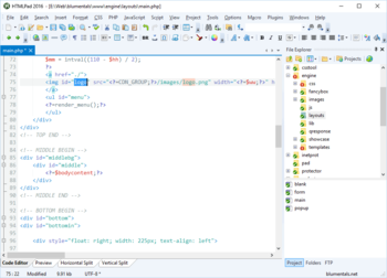HTMLPad 2016 screenshot