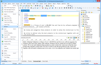 HTMLPad screenshot 3