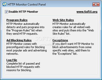 HTTP Monitor screenshot