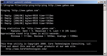 http-ping screenshot 3