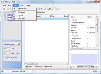 HTTP Spy .NET screenshot 2