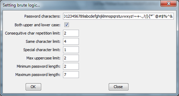 HTTPBrute screenshot 2