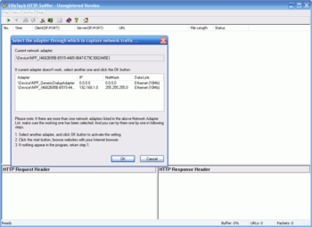 HttpDetect (EffeTech HTTP Sniffer) screenshot 2