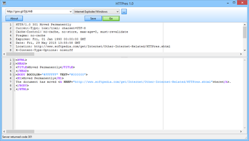 HTTPres screenshot