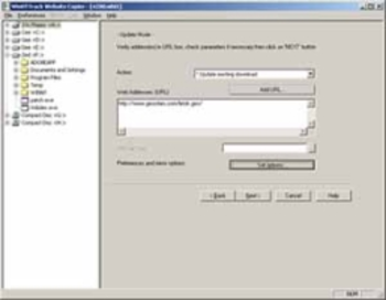 HTTrack Website Copier Portable  screenshot