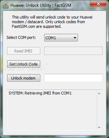 Huawei Unlock Utility screenshot