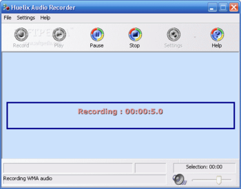 Huelix Audio Recorder screenshot