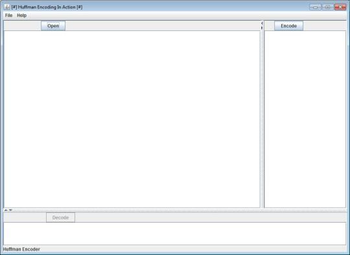 Huffman Encoding In Action screenshot