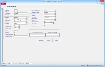 Human Resources Personnel Information Management screenshot 3