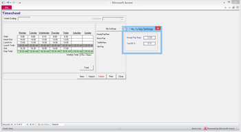 Human Resources Timesheet And Expenses screenshot 2