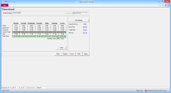 Human Resources Timesheet And Expenses screenshot 3