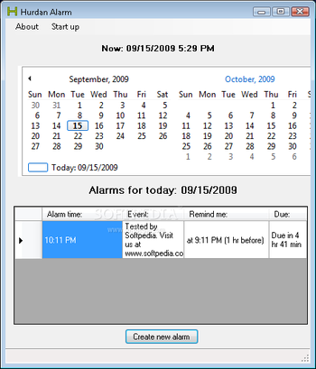 Hurdan Alarm screenshot