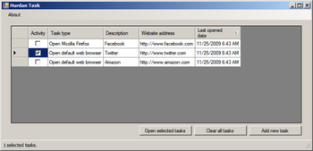 Hurdan Task screenshot