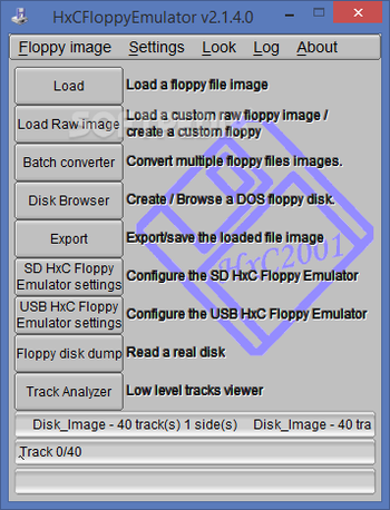 HxCFloppyEmulator screenshot