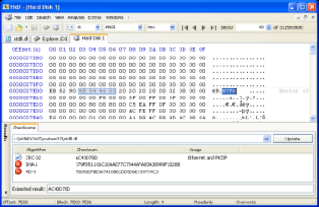 HxD Hex Editor Portable screenshot