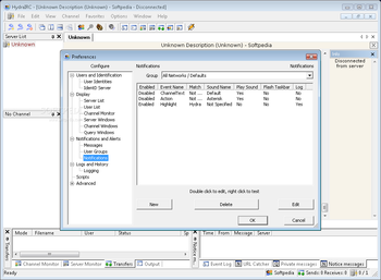 HydraIRC screenshot 7
