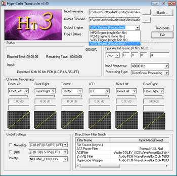 Hypercube Transcoder screenshot 2