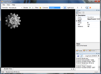 HyperFractal screenshot